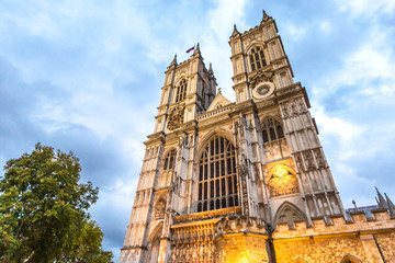 Fototapeta na wymiar Westminster Abbey - Collegiate Church of St Peter at Westminster in London.