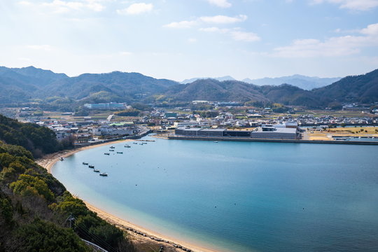 Landscape of the seto inland sea (tsuda,sanuki city), Kagawa,Shikoku,Japan