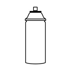 aerosol spray bottle isolated icon