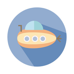 submarine child toy block style icon