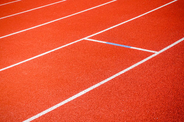 Fototapeta premium Sport running track for running and jogging for excercise and competition.