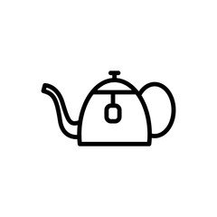 Vector illustration, pot of tea icon design