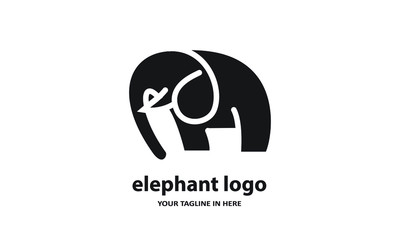 The concept of modern Sderhana elephant logo design is easy to remember