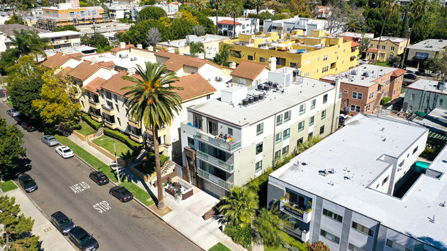 Aerial Photography of West Hollywood, Los Angeles, California