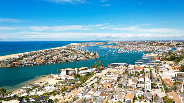 Aerial Photography of Newport Beach, California