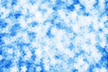 Stars bokeh background. Sky glitter texture. Abstract vibrant color glowing stars texture for graphic design. Magic burst backdrop.