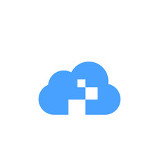 Fototapeta premium cloud logo