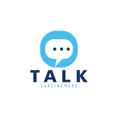 talk logo icon vector isolated