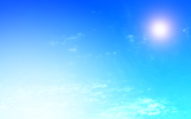 blue sky with beautiful natural white clouds	