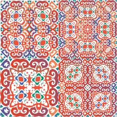 Decorative color ceramic talavera tiles.