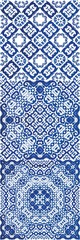 Decorative color ceramic azulejo tiles.