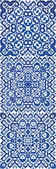Ornamental azulejo portugal tiles decor.