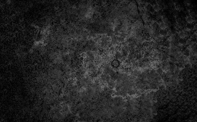 Old wall texture cement dark black gray  background abstract grey color design are light with white gradient background.