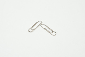 Isolated of Paper clip  on white background