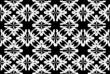 Seamless pattern design with floral background elements, beautiful ornaments