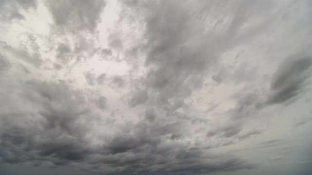 Time Lapse of Storm Clouds Moving on the Sky