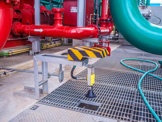 Level transmitter by radar type was installed in power plant for monitor and control level pit.