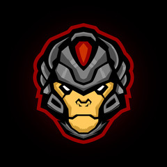 MONKEY SOLDIER MASCOT LOGO DESIGN