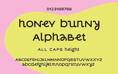 Funny awesome capital alphabet letters and numbers. Use uppercase to classic all caps type and use lowercase to write something creative or mix them for original designs.