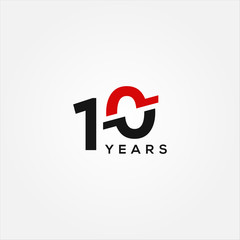 Years Number Design Vector