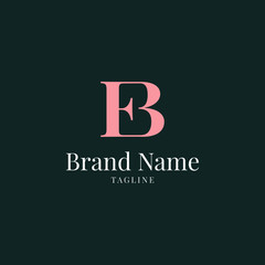 EB fashion elegance luxury logo