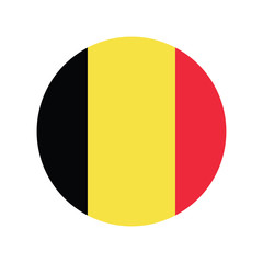 Flag of Belgium. Vector illustration eps 10.
