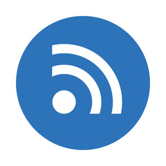 wifi connection signal isolated icon