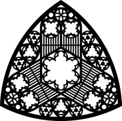 Rose Window, triangular 2, triangular 1