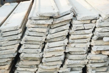 cement plate in industry site