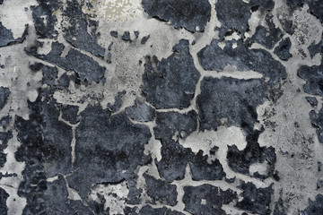 Background of the rough texture of the cement wall and cracked color