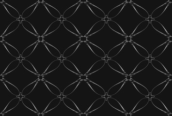 Fototapeta premium Seamless pattern design with floral background elements, beautiful ornaments