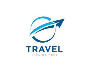 Fototapeta premium Travel Logo Icon Design Vector