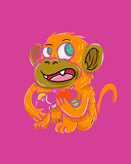 Sweet Girl Monkey