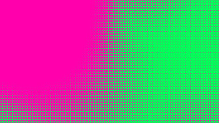 Dots halftone green pink color pattern gradient texture with technology digital background. Pop art comics with nature graphic design.