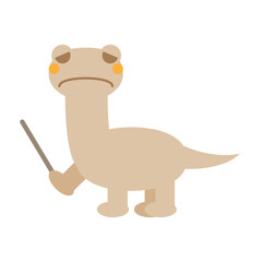指示棒ブラキオサウルス悲しむ