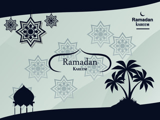 design background illustration  ramadan kareem