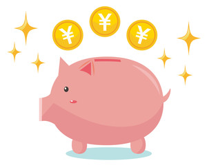 豚　ぶたの貯金箱　貯金箱　お金　コイン　￥