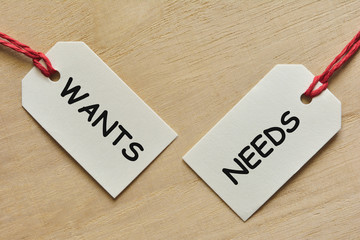 Wants and Needs 