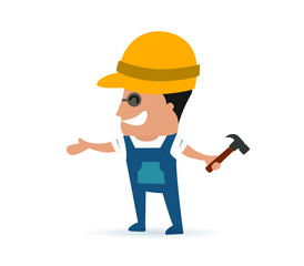 engineer concept.illustration for web design