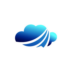 cloud logo template