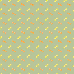 seamless vector pattern with cool sunglasses. exotic fashion trend of eyeglasses. endless repeat vector illustration for textile, print, wrapping.