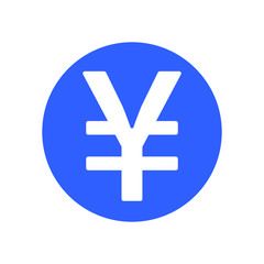 Fototapeta premium Yen coin icon
