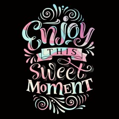 Obraz premium Typography design with gradients