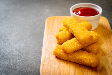 crispy fried fish fingers