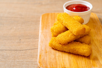 crispy fried fish fingers