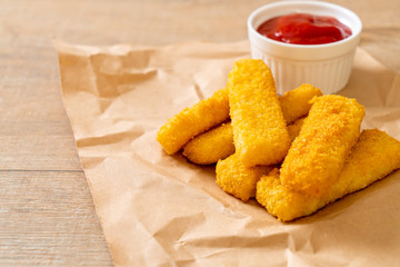 crispy fried fish fingers