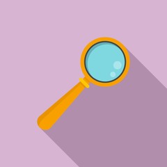 Repair magnifier icon. Flat illustration of repair magnifier vector icon for web design
