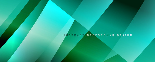 Obraz premium Wave liquid style lines with shadows and light on gradient background