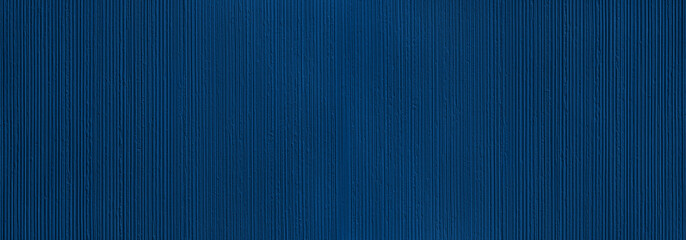 blue striped panoramic plastered painted wall fragment