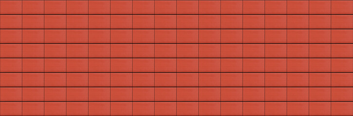 seamless panoramic clay tile ceramic pattern